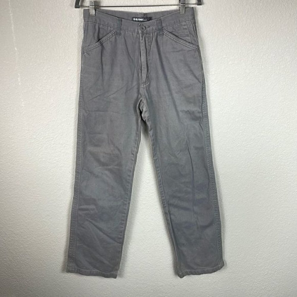 Baleno Mens Gray Tapered Leg Pants Casual Everyday Sz 32